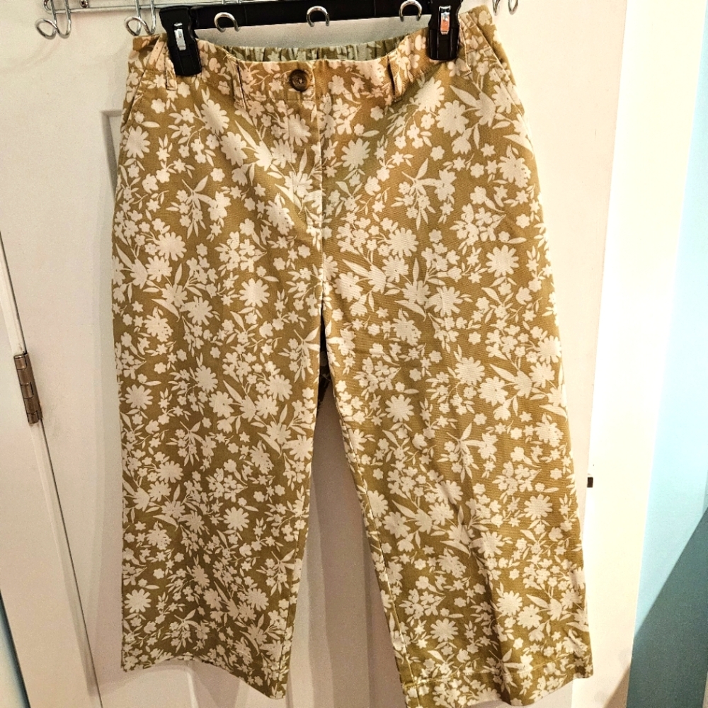 Land's End Wide Leg Crop Pants